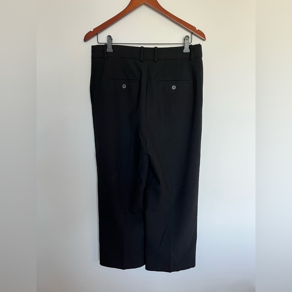 Aritzia Babaton Classic Black Women's wide leg trousers pants size 10 - Picture 3 of 7